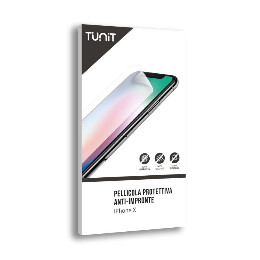Pellicola antiriflesso per iPhone X