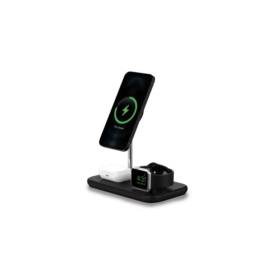 Base di ricarica wireless iPhone, Apple Watch ed AirPods in contemporanea