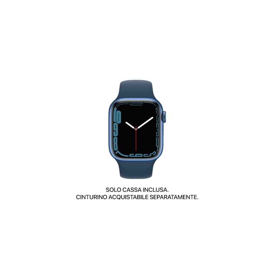 Apple Watch Series 7 GPS 41mm alluminio blu - SOLO