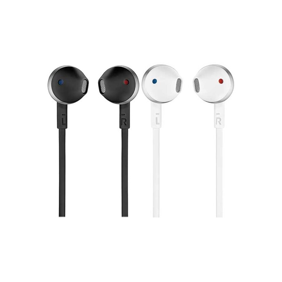 JBL T205 Black - Cuffie Auricolari con Comando Microfono