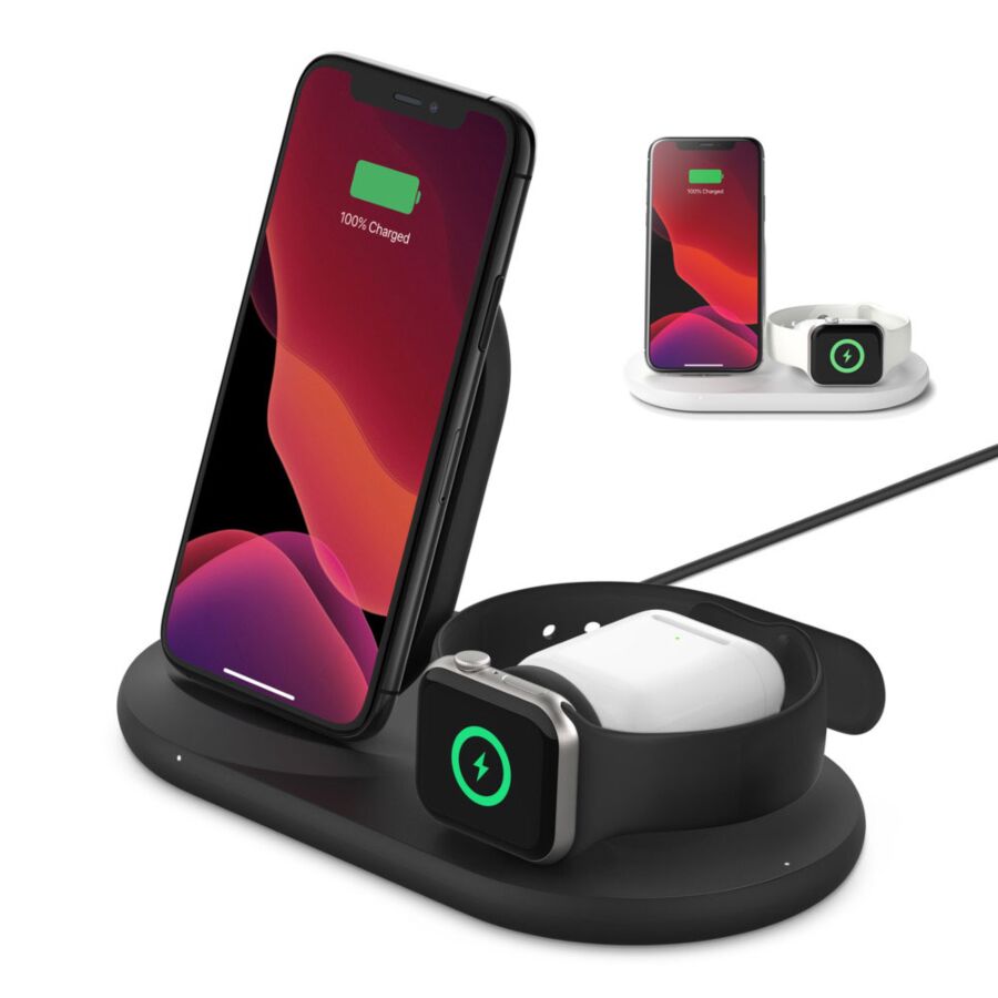 Caricabatteria wireless 3 in 1 per dispositivi Apple BOOST↑CHARGE™ Belkin