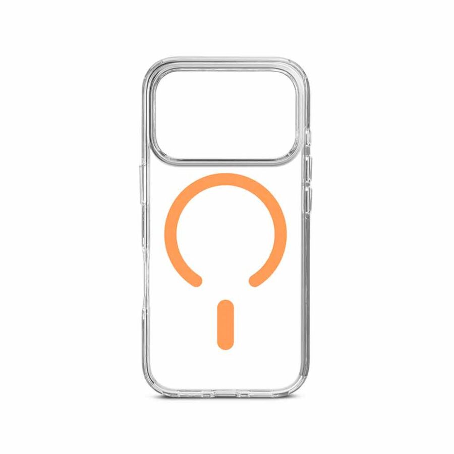 Custodia trasparente con magnete pesca per iPhone 17 Pro Max