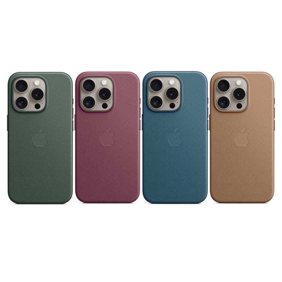 Apple Custodia MagSafe tessuto FineWoven iPhone 15 Pro