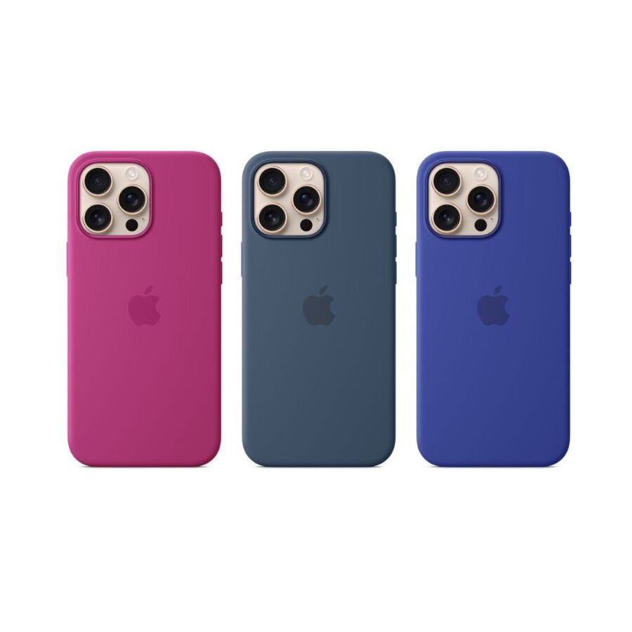 Custodia MagSafe in silicone per iPhone 16 Pro Max
