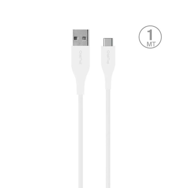 Cavo di Ricarica e Sincronizzazione USB 2.0 da USB-C a USB-A - Bianco