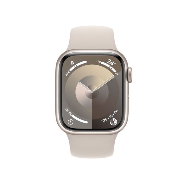 Apple Watch Series 9 GPS Cassa in Alluminio Galassia con Cinturino Sport Galassia 41mm S M
