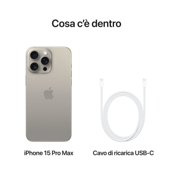 iPhone 15 Pro Max - 1TB - Titanio Naturale