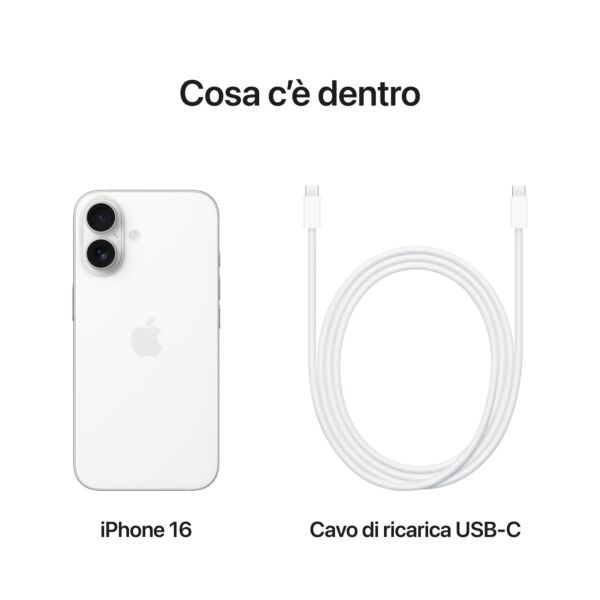 iPhone 16 - 128GB - Bianco