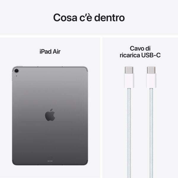iPad Air 13'' Wi-Fi + Cellular 512GB Grigio siderale con Chip Apple M3