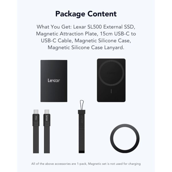 SSD Esterno 128GB USB-C 3.2 Gen2 - Velocità 1050MB/s, Compatto E Resistente - Foto 12