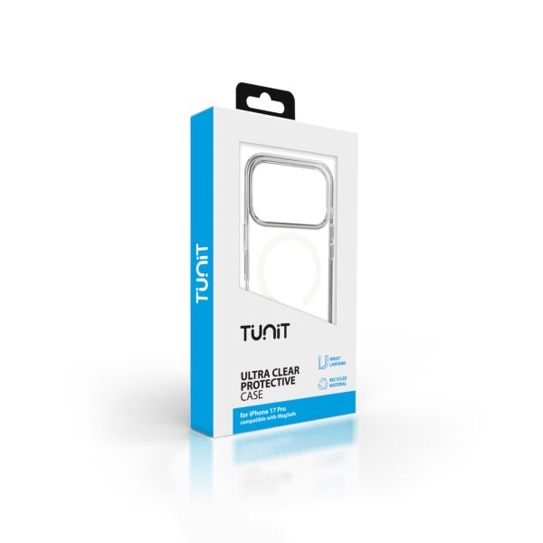 MyGadget Cover per iPhone 14 - Custodia con Corda - Case con Cordino Trasparente Antiurto con Laccio | Tracolla - Practical Stylish - Bianco