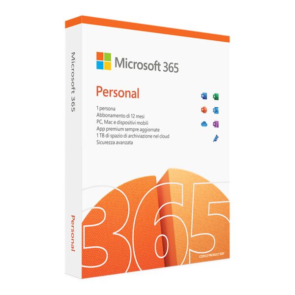 Microsoft Office 365 Personal (abbonamento di 1 anno; licenza individuale)